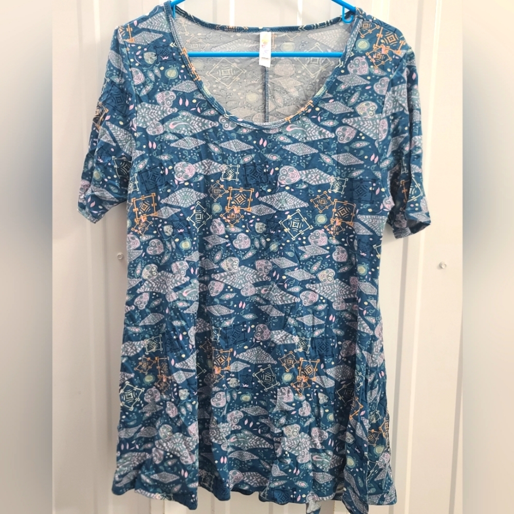 Lularoe top Paisley Aztec Modal Large